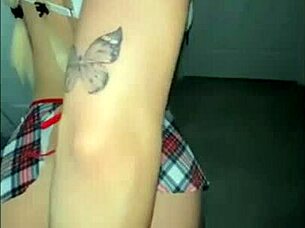 beautiful girl in costume fucked doggystyle from behind