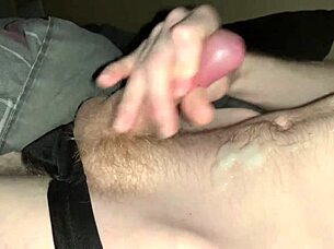 young guy masturbating to orgasm