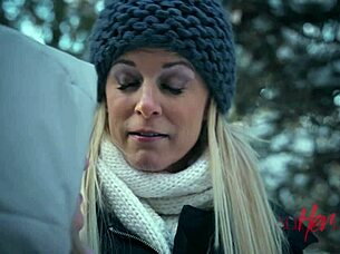 Petite Blonde Milf In Intense Scissoring Session