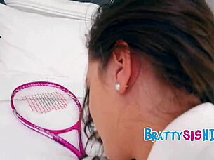 Which big ass natural stepsister will receive the load?