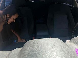 Big Tits Fuck Stranger In Car While Masturbating! Homemade