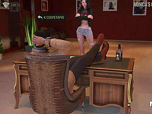 in fashionbusiness, she asks, 'what beautiful breasts do you want to see?' episode 1 scene 63