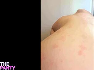 Cute Redhead Teen 18+ Whimpers Loudly As She Cums Hard From Wand Vibrator In Wet Masturbation