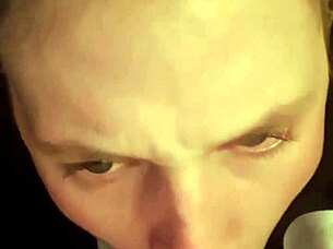 German teen 18+ gives deepthroat blowjob to friend.