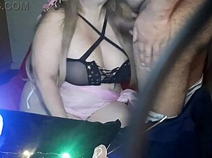 Black Brunette Babe With Big Ass Gets Cum On Ass