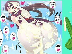 Chi-chi engages with thick penis in narrative.