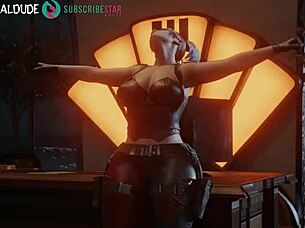 Anime explores big tits in hentai stories