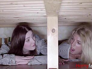 Snowballing secrets with stepsister Mia Evans and Missy Luv