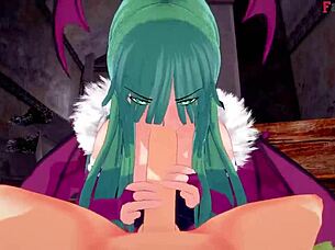 Morrigan Hates Then Fucks Me Full In Halloween Special