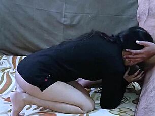 this desi couple gets horny and starts fucking with blowjobs and assfucking