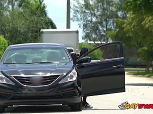 horny gay cops take black suspect to the locker room for a banging