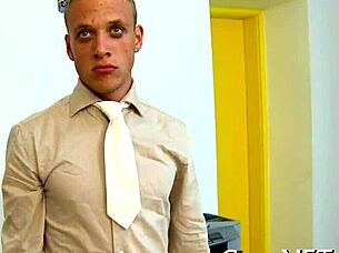 Stripped gay sex in intimate setting