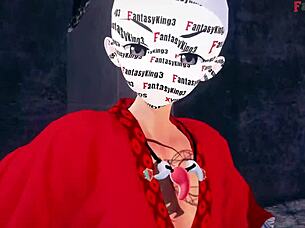 Morrigan Hates Then Fucks Me Full In Halloween Special