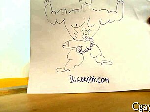 Stripped gay sex in intimate setting