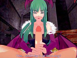 Morrigan Hates Then Fucks Me Full In Halloween Special