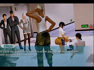 check out this crazy waifu in hg academy part 9, never get mad