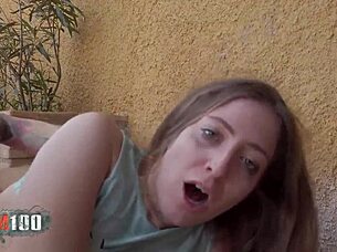 deepthroat and facial for latina babe