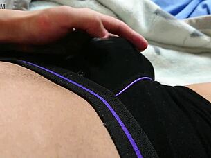 パンツ内射精&追い打ちでしごいて射精 asian japanese gay underwear cum