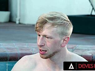 Devils Film - Hot Bisexual Threesome Sandwich With The Beauty Adira Allure