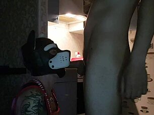 asmodey and jasper cook dinner in the kitchen