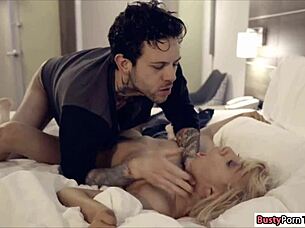 blonde kenzie sucks monster cock and fucks guy next door