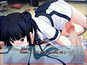What’s Up with Majikoi S Kokoro-H3 Schoolgirl Handjob Action?