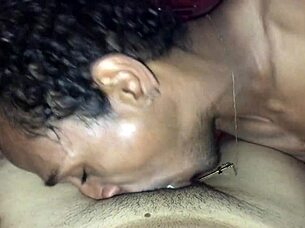 black guy 22cm sucked me deep in motel gloryhole. gagging and choking intense.