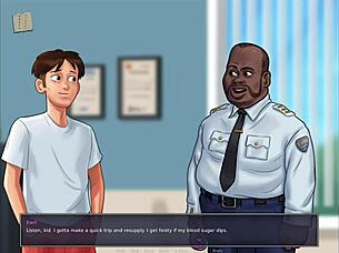 Playing summertime saga 245 with erotic twists.