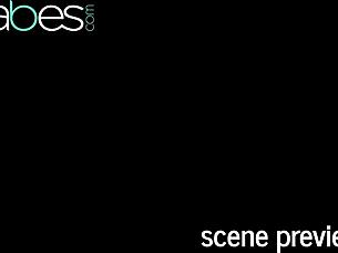 Tiffany tatum and kristof cale dive deep in pool scene.