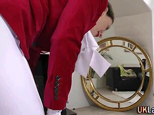 heeled brit milf gets creampied