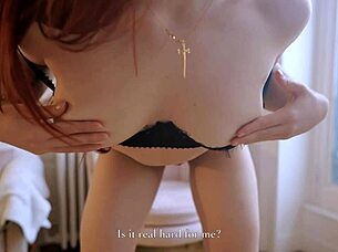 French femdom gives jerk off instructions, teasing good boys to wait for release