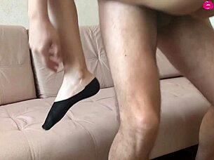 Lustful Couple's Sensual Sex Ends with Cum in Mouth!