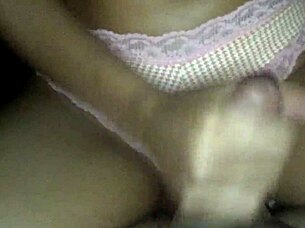 young latina wife jerks off in panties
