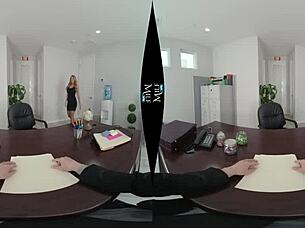 Kayla Kayden's hardcore anniversary in the office