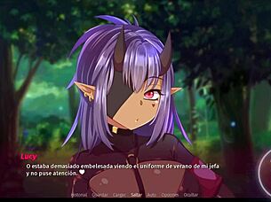 Lucy Faces Dating Problems In Anime Game