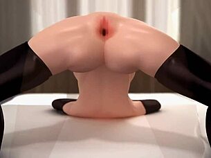 Redhead demonically fucks and gets creampied in 3d cartoon