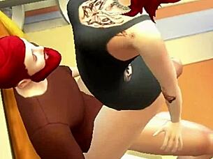 i lick redhead's pussy in cuckold scenario