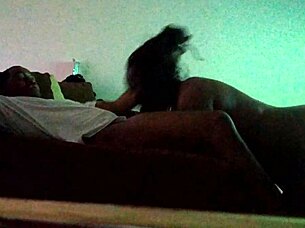 Sucking My Man Sloppy Toppy with Big Cock