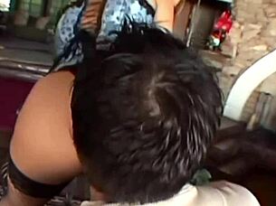 why three guys on this latina's ass?