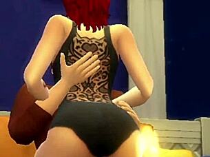 i lick redhead's pussy in cuckold scenario