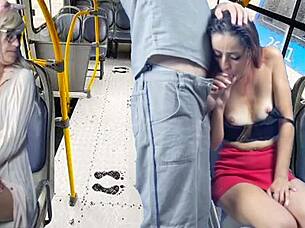 Gay Worker Flashes Cock in Public Bus