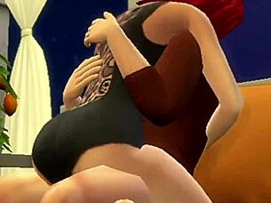 i lick redhead's pussy in cuckold scenario