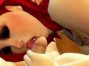 i lick redhead's pussy in cuckold scenario