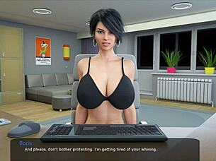 Milfy City Part 18: First Touch Of Stepmom's Massive Boobs In Hentai