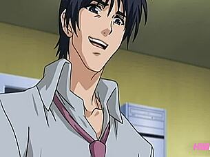 hey, check out this horny secretary in uncensored hentai with her co-worker!