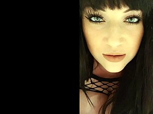 Up Close And Personal With Harmony Reigns Stare Deep Into Her Pretty Blue Eyes And Hear Her Sexy British Accent