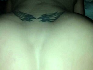 Amateur rides big cock in reverse cowgirl