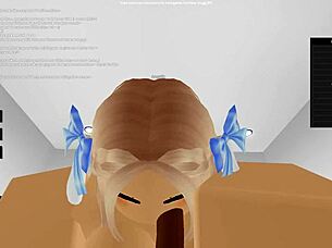 amateur first time cheating in roblox game scene