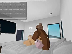 amateur first time cheating in roblox game scene