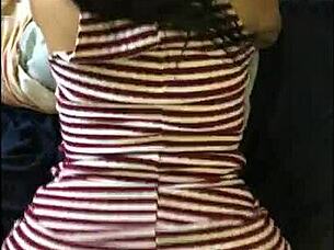 Young amateur with big ass in anal scene.